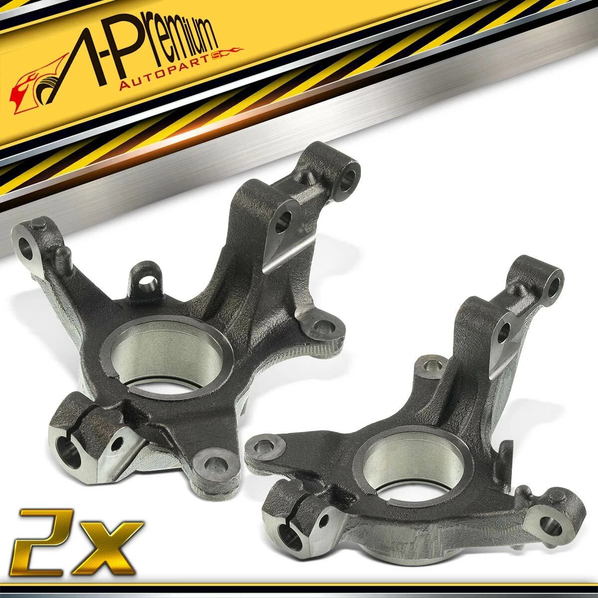 Pair Front Steering Knuckle for Ford Edge, Lincoln MKX (2007–2015)