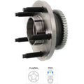 Wheel Hubs for Ford Mustang (2005–2014) Front Left & Right with Bearing