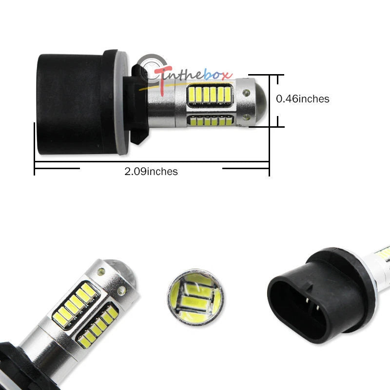 2X Bright White Fog Light Bulbs for Ford E-150 E-250 E-350 (1994–2007)