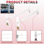 2X Van Ladder Roof Racks for Chevy Dodge Ford GMC Express (47"-77")