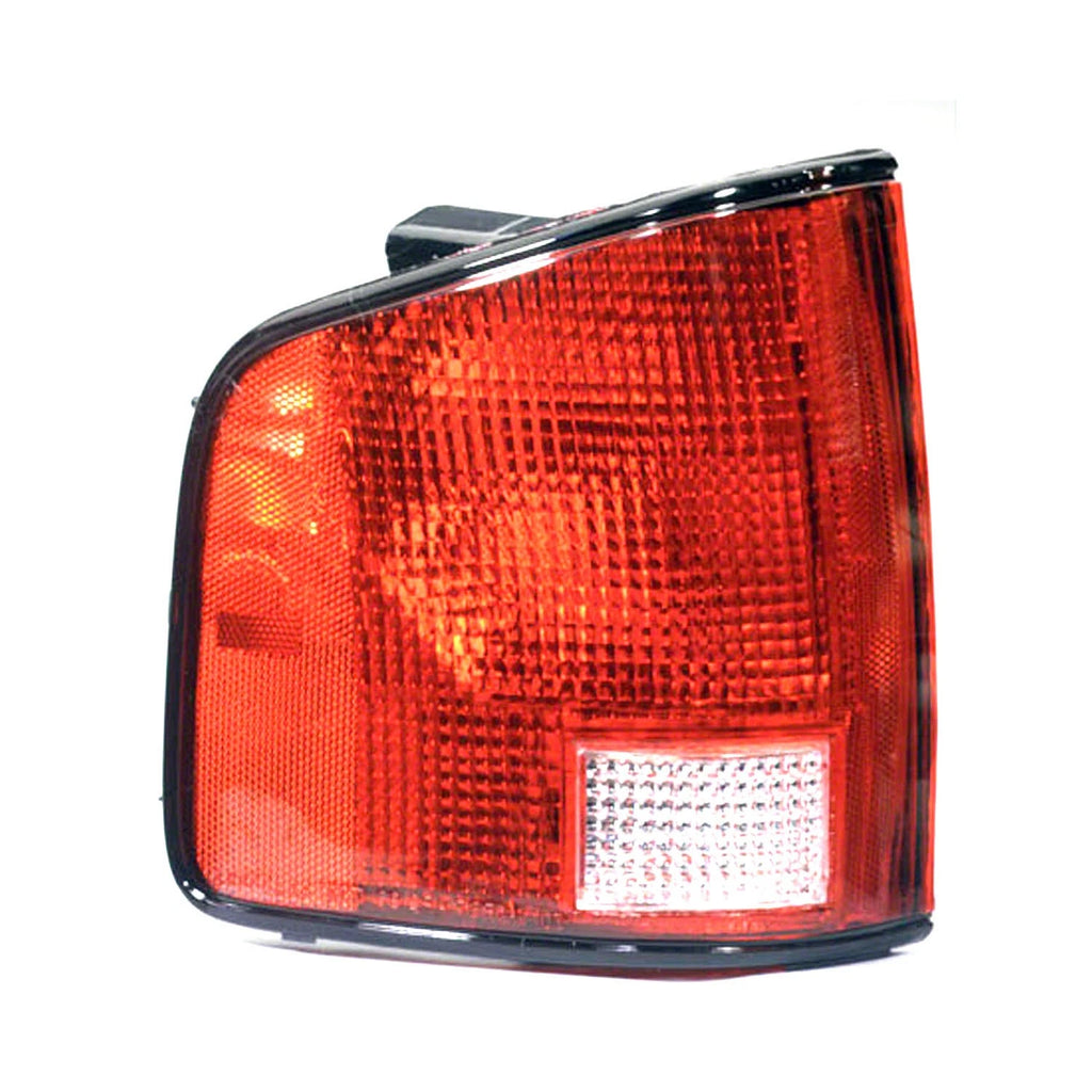 Replacement Painted Driver Side Tail Light Lens/Housing w/Black Painted Edge