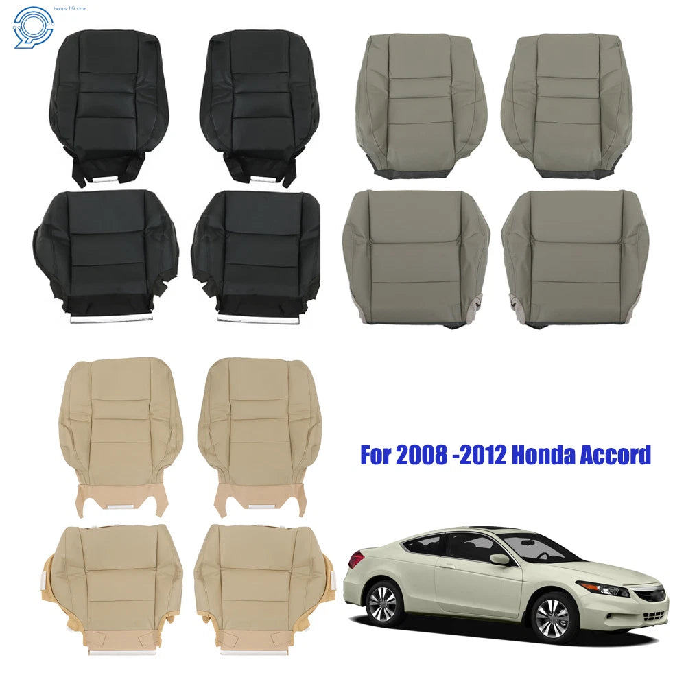 Leather Seat Covers for Honda Accord (2008–2012) Front Left & Right