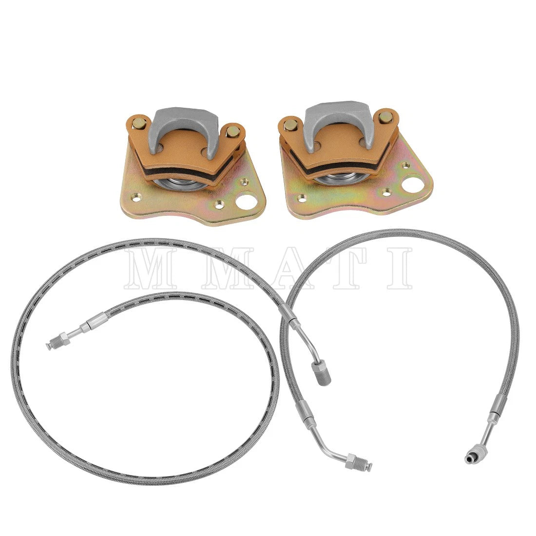Front Left Right Brake Calipers & Hose Lines for Polaris Ranger 500 (2000–2004)