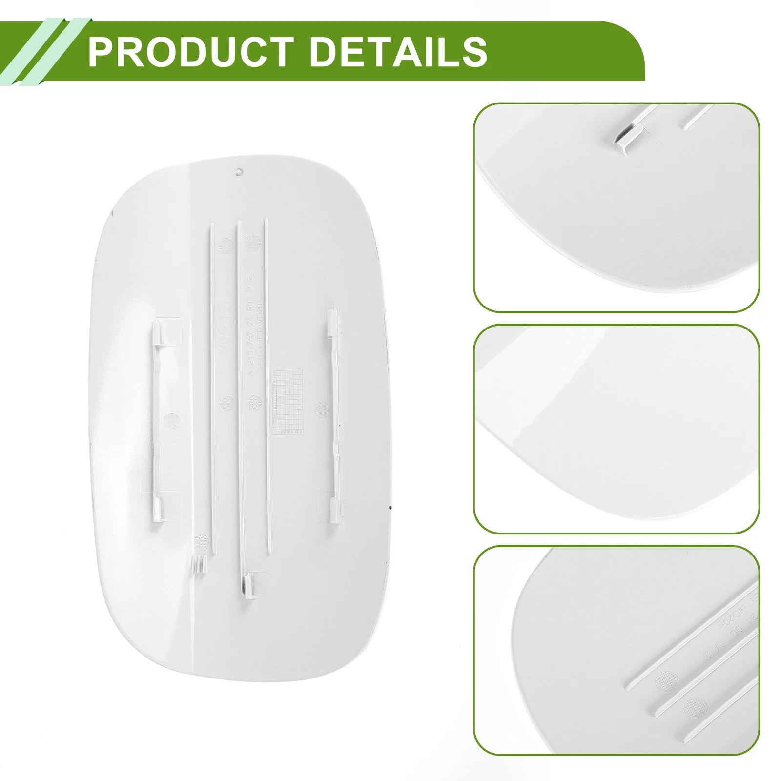 Fuel Tank Door Cap for Mercedes-Benz W213 (2016–2022) Fuel Filler Flap Cover White