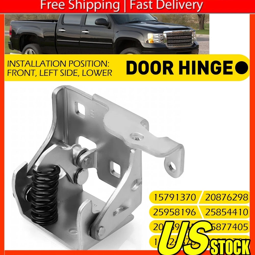 Chrome Door Hinge for Chevy Silverado 1500 (2007â2013) Driver Side Front