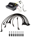 Ignition Wires, Coils & Spark Plugs Kit for Chevy C10 C30 GMC C2500 (1973–1987)