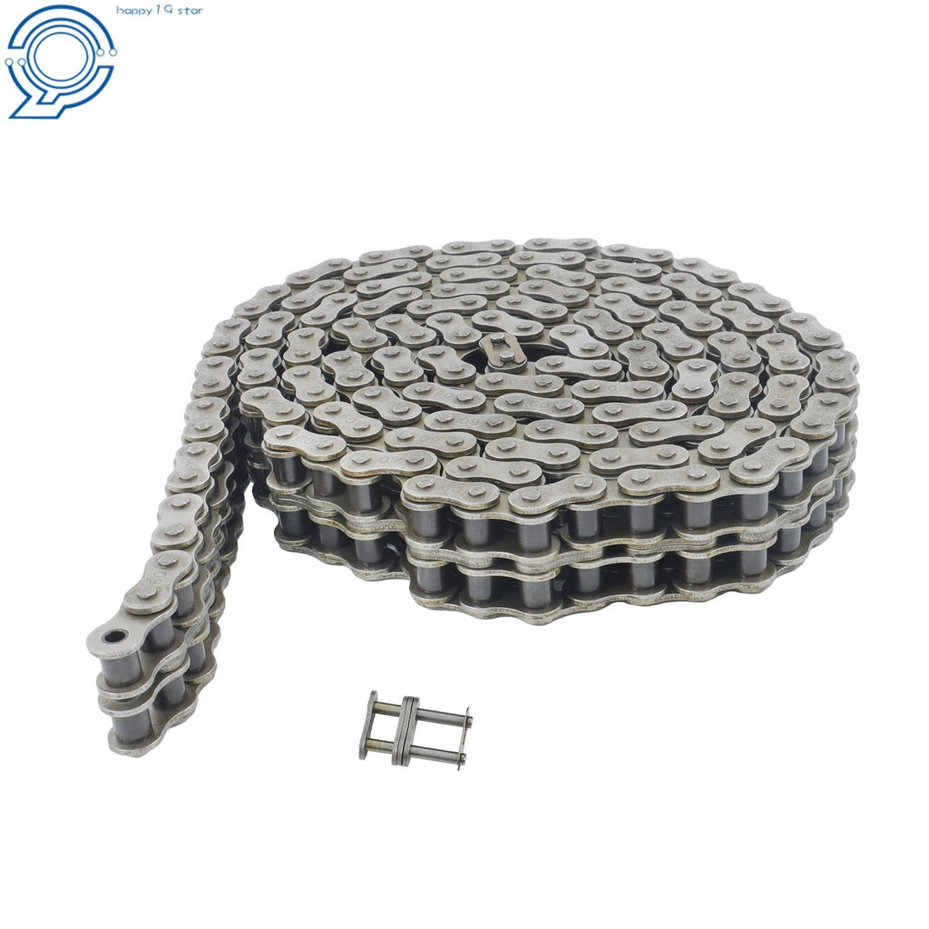 2X Duplex Roller Chain for Various Applications (10 Feet)