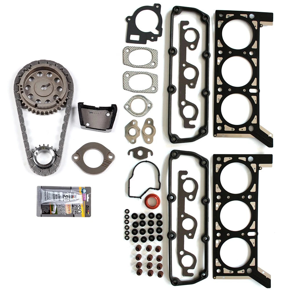 Head Gasket Set with Timing Chain Kit for Chrysler Town & Country, Dodge 3.3L (2001–2004)