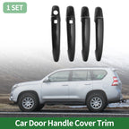 Carbon Fiber Door Handle Cover Trim for Toyota Highlander (2008–2013)