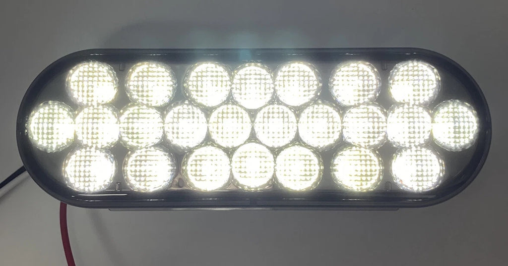 LED Reverse Backup Lights Smoked Lens 6 Inch Pair for Pickup Truck (2000–2026)