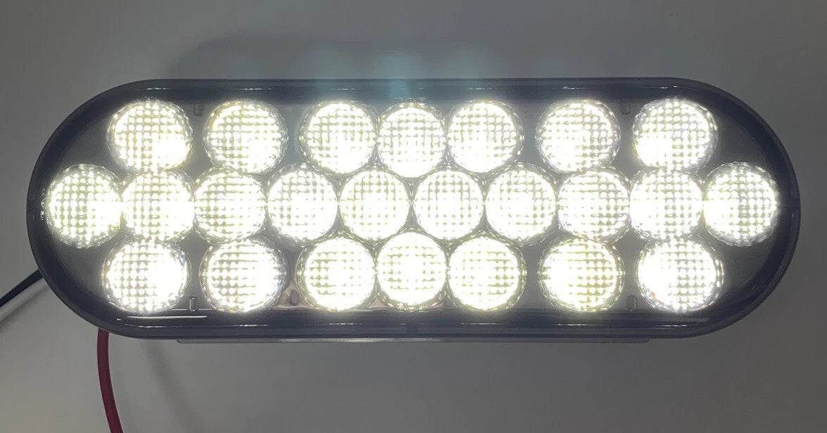 LED Reverse Backup Lights Smoked Lens 6 Inch Pair for Pickup Truck (2000–2026)