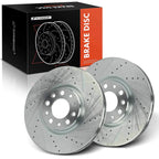 Front Drilled Brake Rotors for Jeep Compass Renegade Chrysler 200 Dodge (2017–2023)
