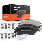 Set of 4 Front Ceramic Brake Pads for Mitsubishi Mirage Eclipse Galant