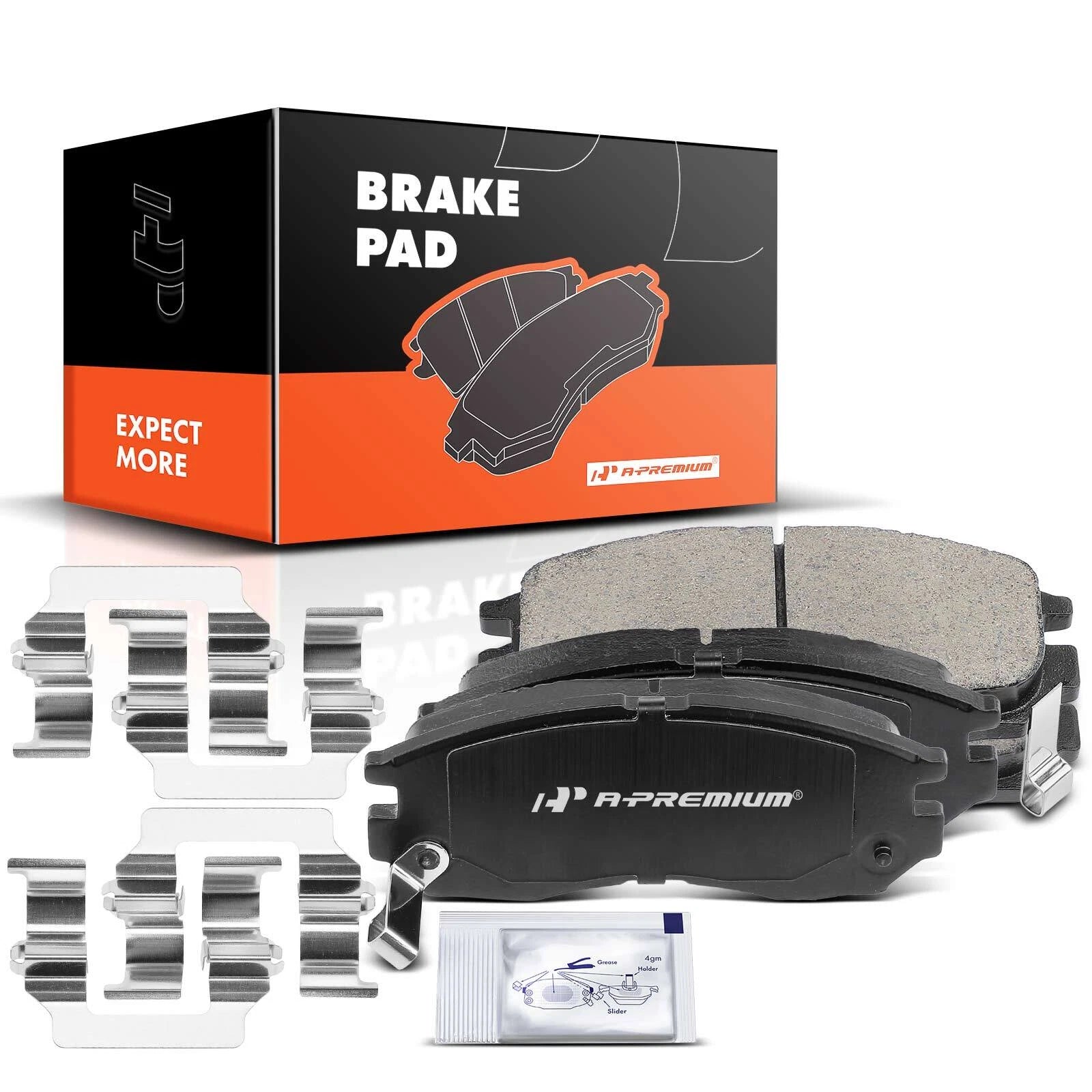 Set of 4 Front Ceramic Brake Pads for Mitsubishi Mirage Eclipse Galant