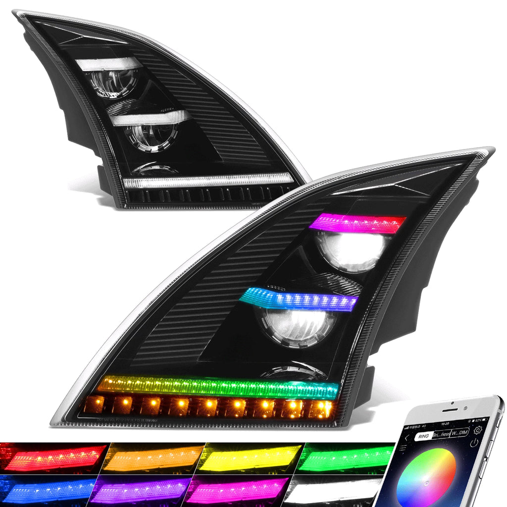 LED Reflector Headlights for Volvo VNL/VNR 300/400/640/740/760 (2018–2024)