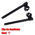 53mm Billet Raised 1" Riser Clip-On Handlebars for Aprilia RSV Mille (1998–2003)