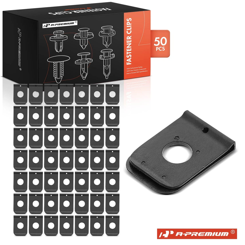 50Pcs Nylon Fender & Engine Under Cover Retainer Clips for Honda
