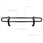 1.25" Rear Bumper Protector for Dodge Grand Caravan/Town & Country (2008–2016)