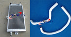 3-Core Aluminum Radiator & White Hose for Suzuki LT250R (85-92)