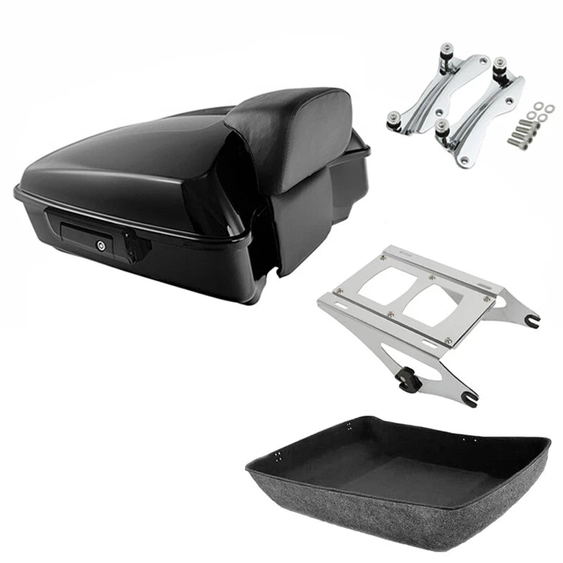 Chopped Trunk Backrest Mount Rack for Harley Electra Glide (2014–2026)