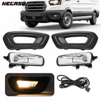 Fog Lights Set of 2 for Ford Transit (2020–2025) W/Cover Bezels & Bulbs