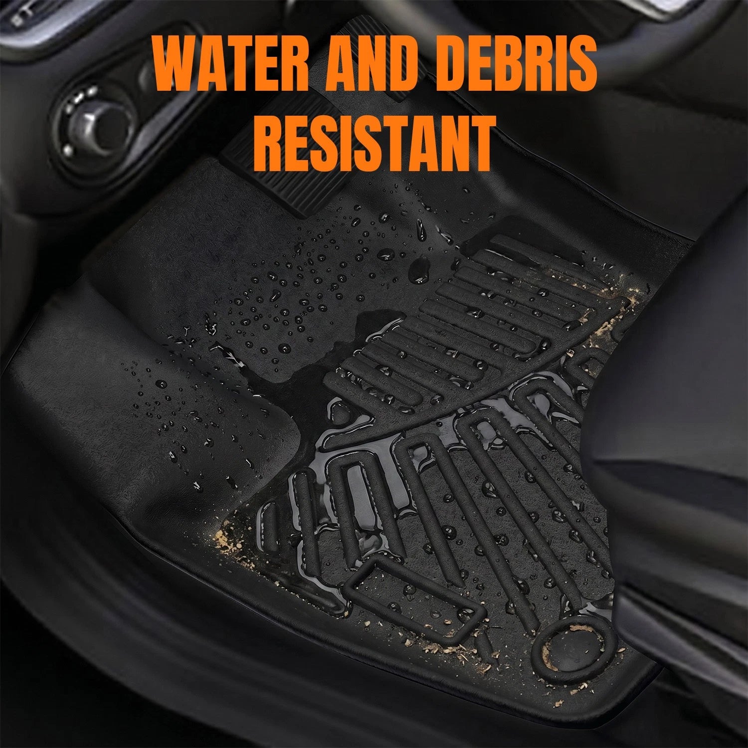 Set of 4 Car Floor Mats for Jeep Renegade (2015–2023)