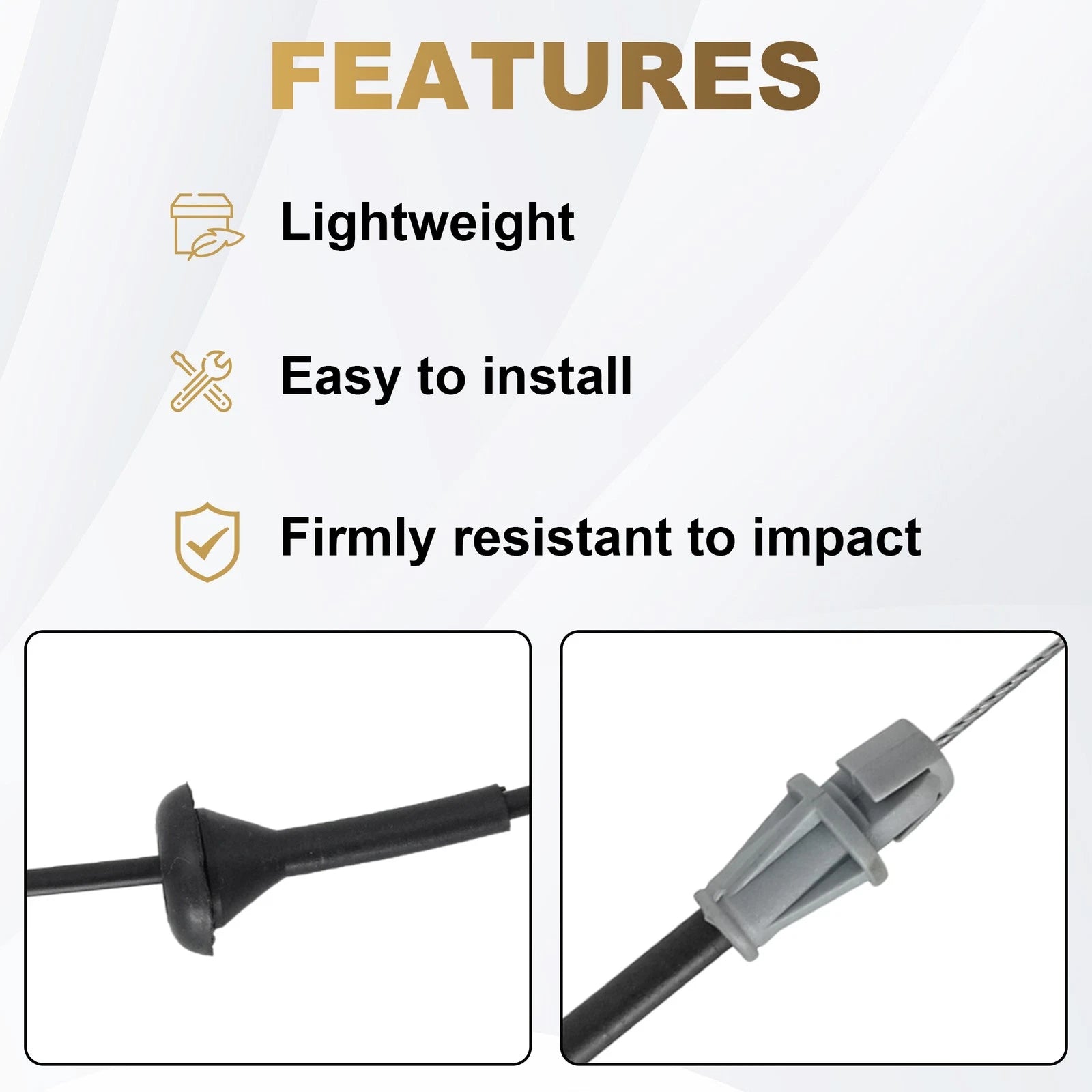 Hood Release Cable for Ford F150 Lincoln Mark LT (2004–2008)
