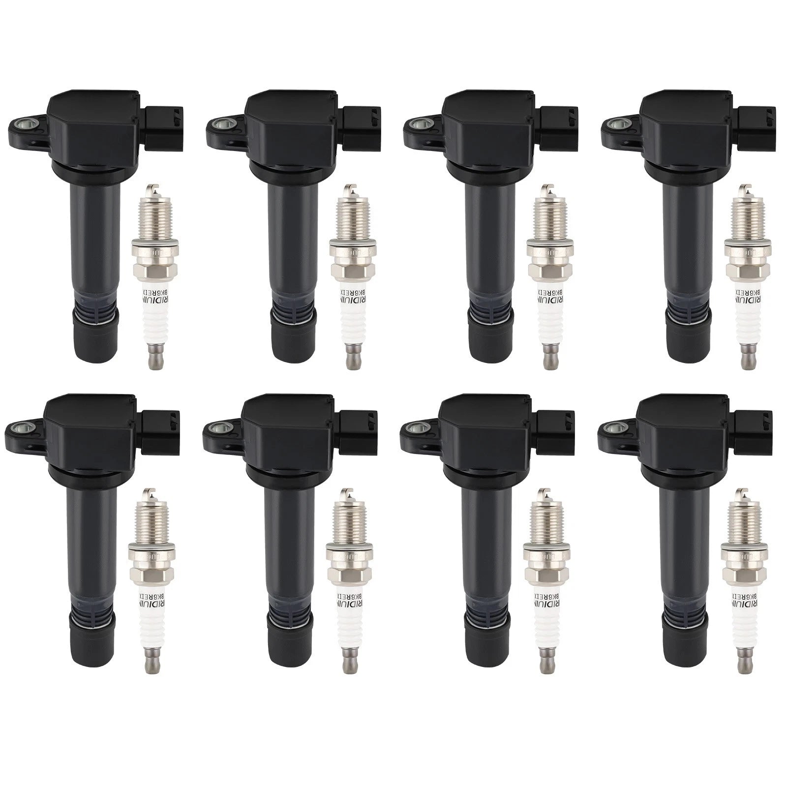8pcs Ignition Coil & Spark Plug Set for Volvo S80 XC90 (2007–2011) UF574