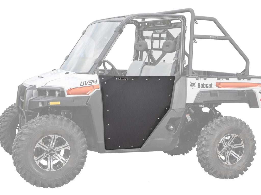 SuperATV Heavy Duty Aluminum Doors for Bobcat UV34 (2019–Present)