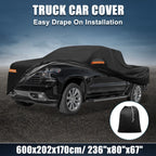 Waterproof Car Cover for Chevy Silverado (210D-PU, Black)