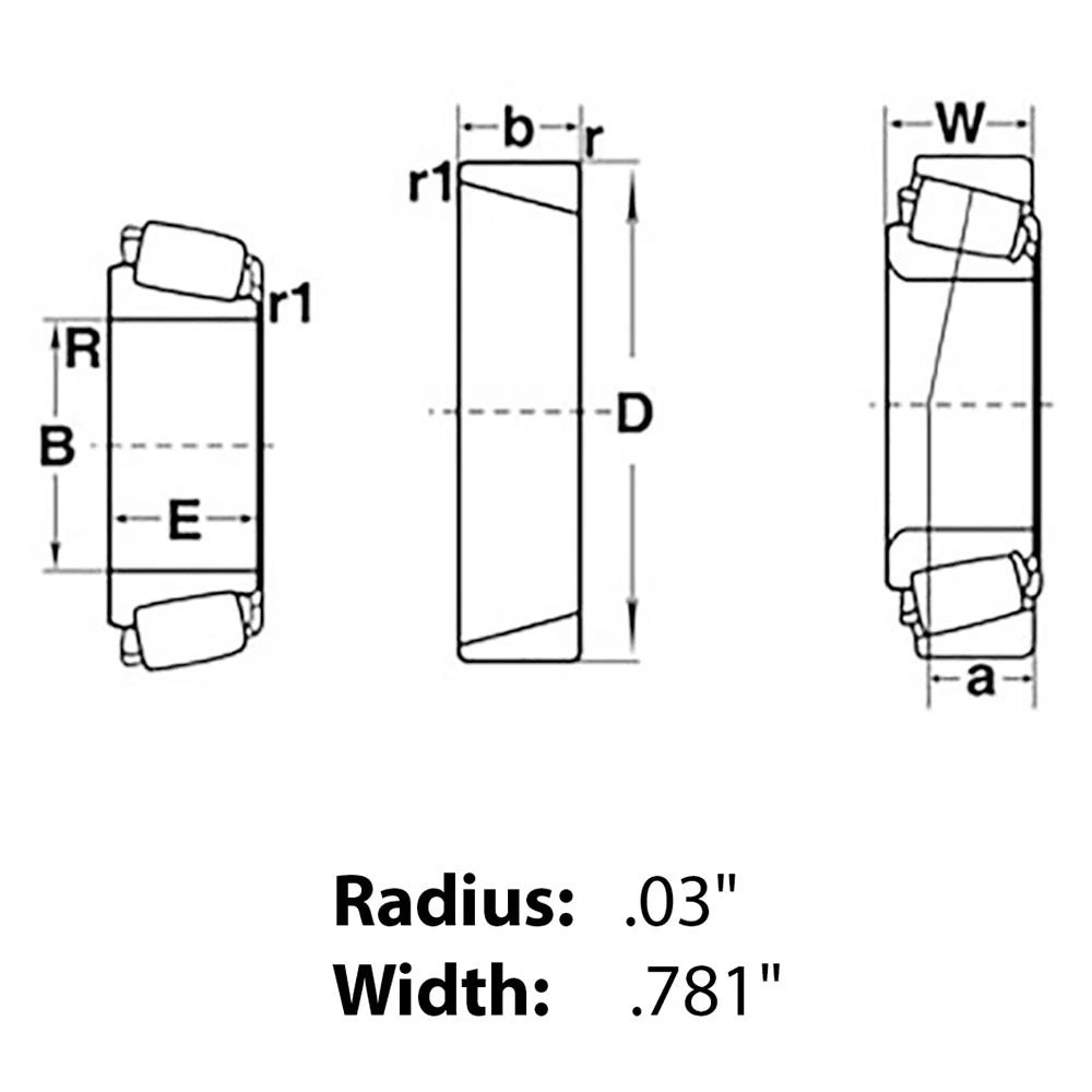 Wheel Bearing Kit for International 330 H MD Super H HV 300 M 350 Super M W4