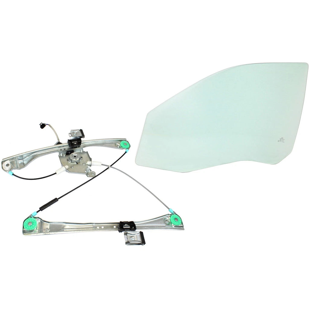 Door Glass Kit for Chevrolet Malibu (2004–2008) Front Driver Side