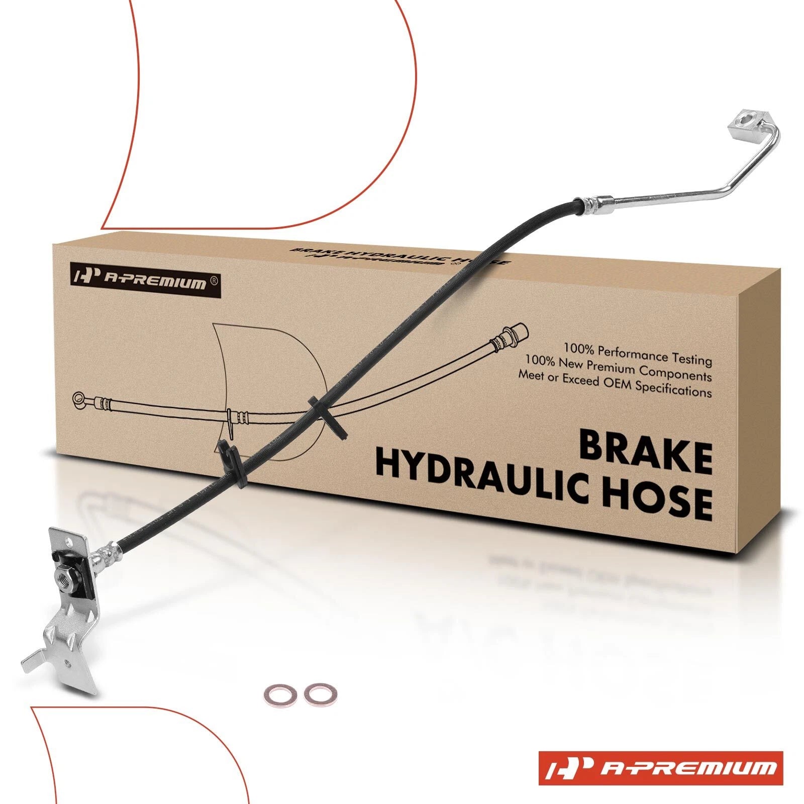 Front Right Brake Hydraulic Hose for Ford F-450 F-550 Super Duty (1999–2004)