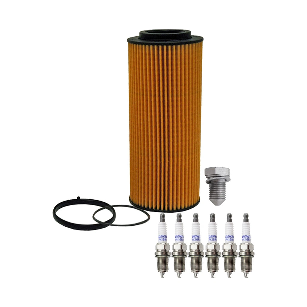 Wix Engine Oil Filter & Denso Spark Plug Kit for Audi A4 Quattro (1996–2001)