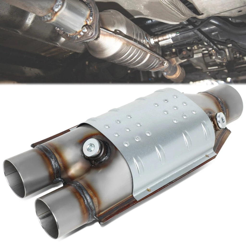 Universal Fit Weld On Catalytic Converter Exhaust Pipe 2"/2.5" Inlet
