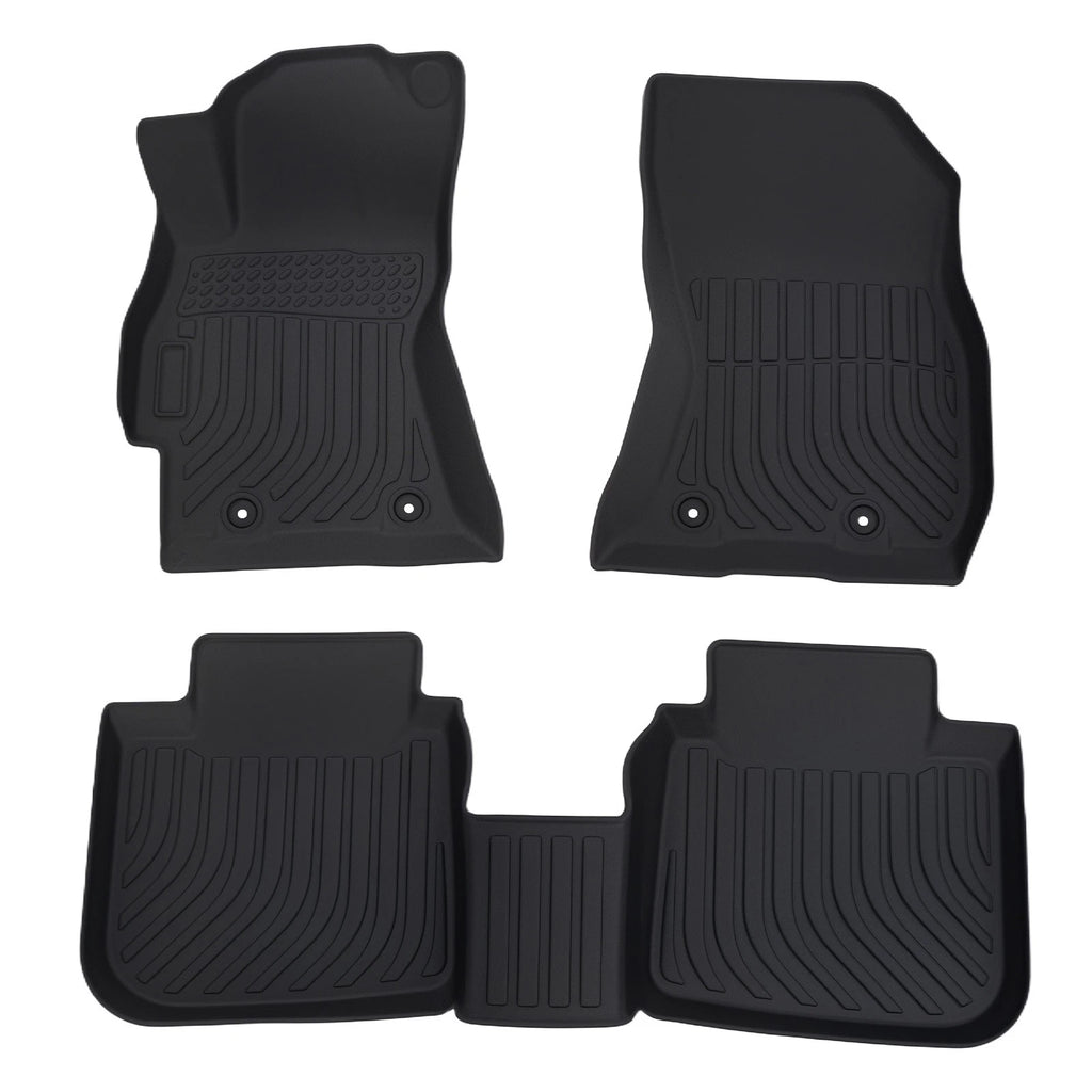 Anti-Slip Floor Mats for Subaru Outback (2015–2019) Black Rubber
