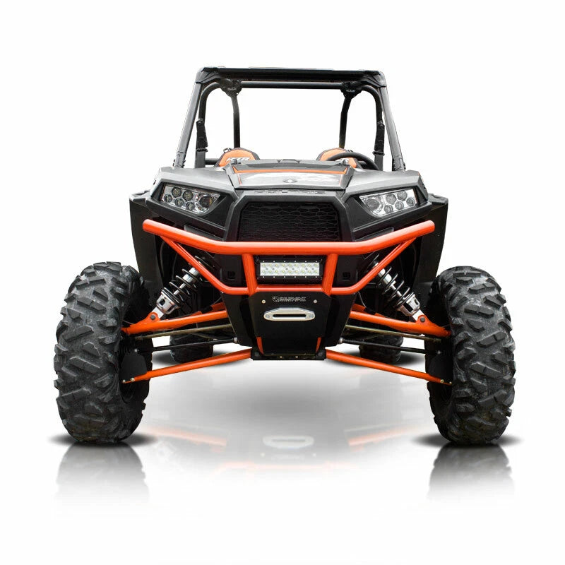 HMF Racing Front Bumper Guard for Polaris RZR (2014–2023) - Orange