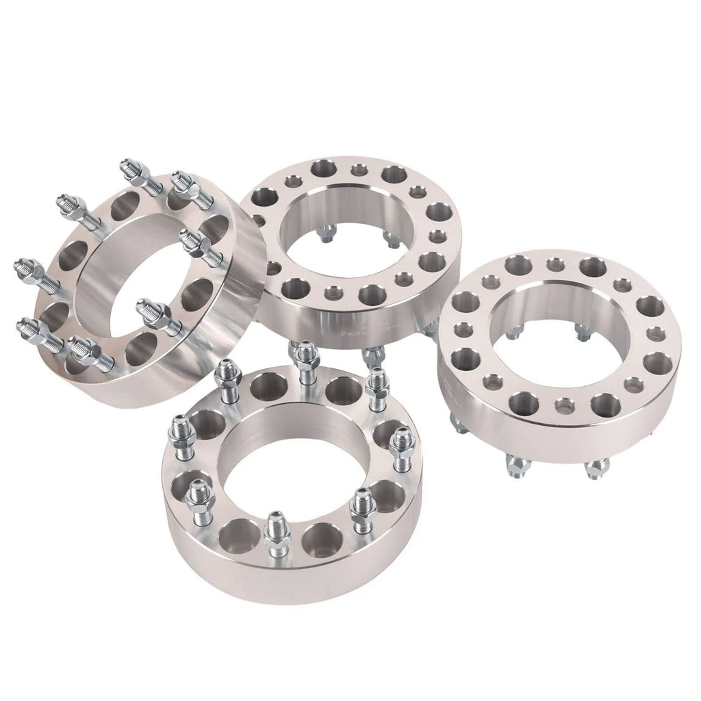Set of 4 Wheel Adapter Spacers 8x170 to 8x180 for Chevy Ford (2" Thick)