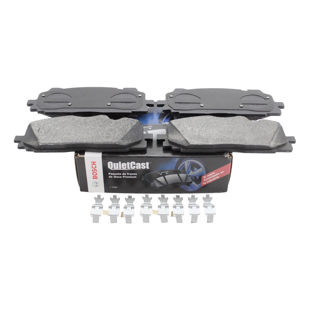 Bosch Front QuietCast Brake Pads w/ Hardware for