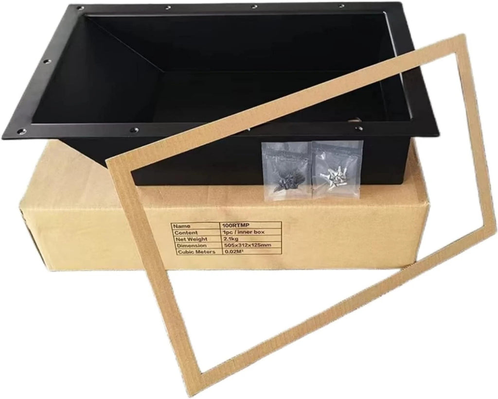 Recessed Trolling Motor Pedal Foot Tray for Boats (Aluminum Coating)