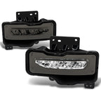 Full LED Smoked Lens Front Fog Lights for GMC Sierra 1500 Limited (2016–2018)