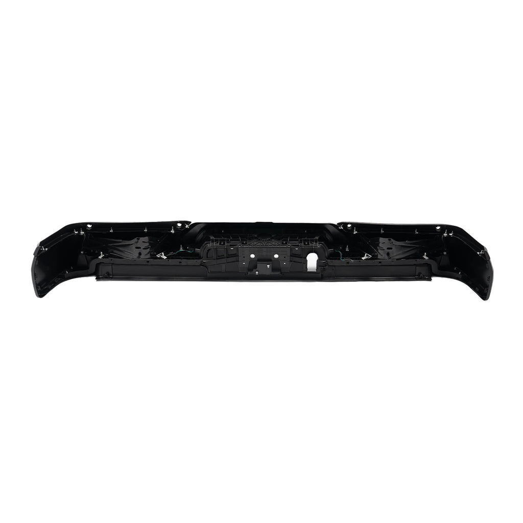 Rear Step Bumper for RAM 1500 (2019–2024) with Single Exhaust, Sensor Holes