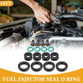 Set of 4 Fuel Injector Seal O Rings for Suzuki GSXR1000 (2002) NBR Rubber Black
