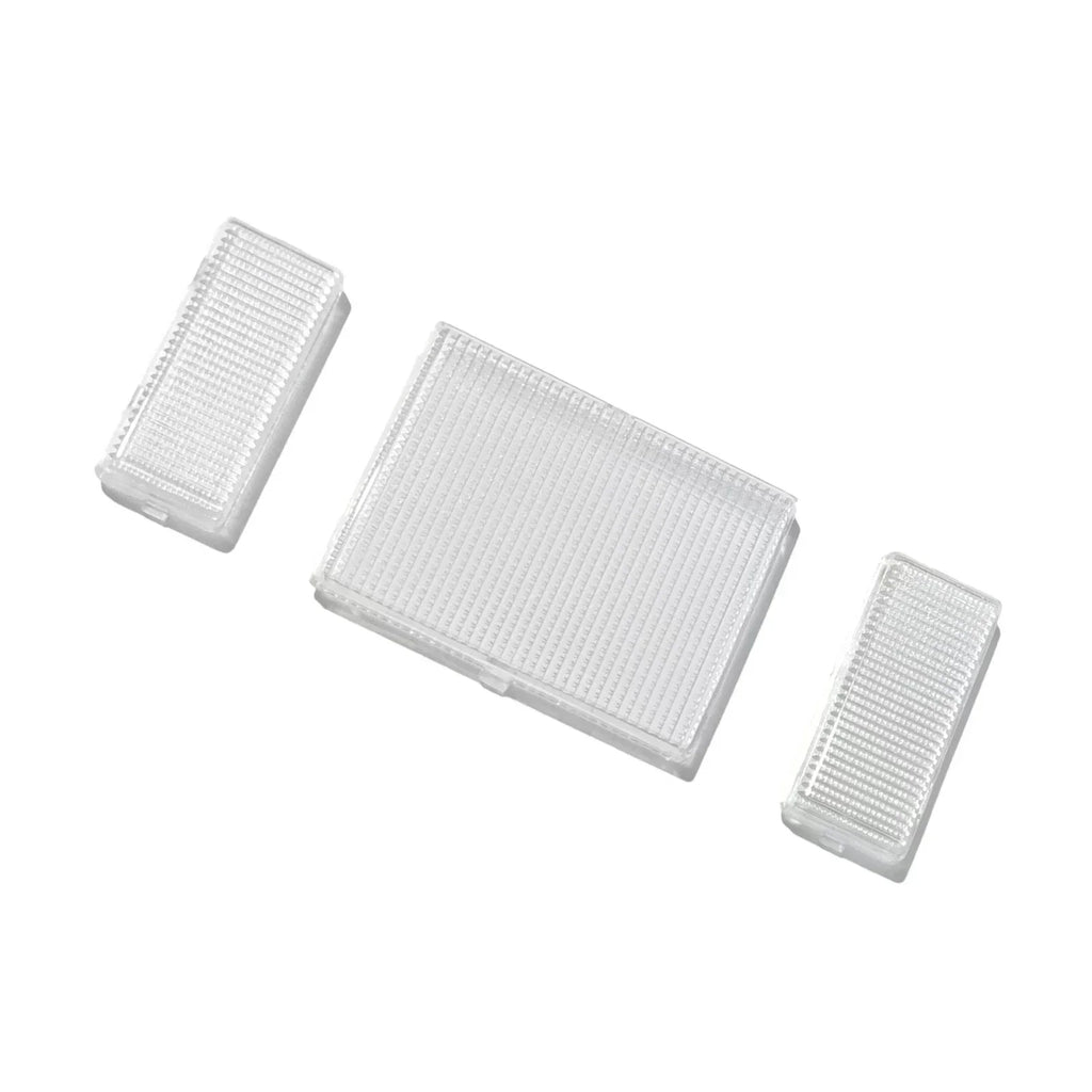 3 Piece Clear Dome Light Lens Cover for Chevy/GMC Pickup (1988���1998)