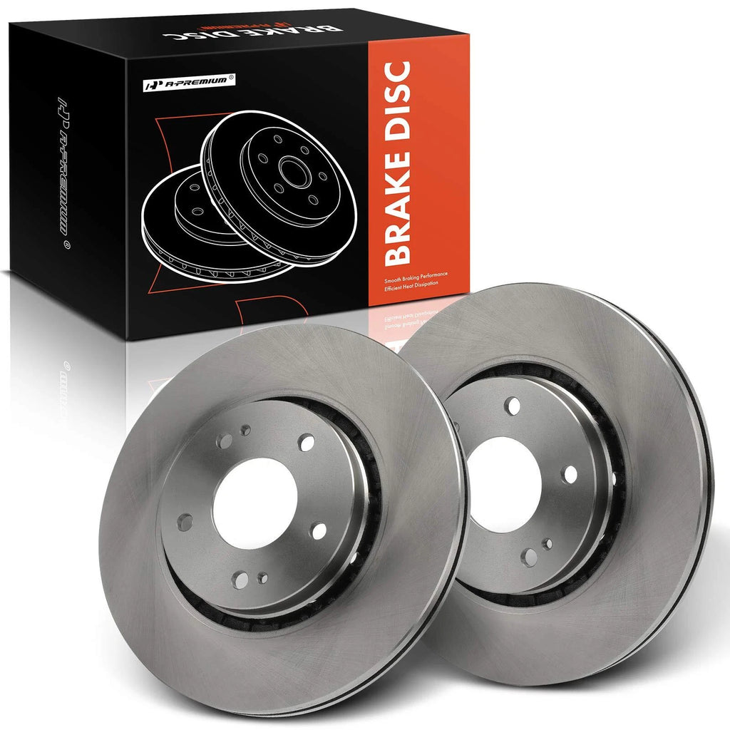 Front Disc Brake Rotors for Mitsubishi Lancer, Outlander PHEV (2009–2015)