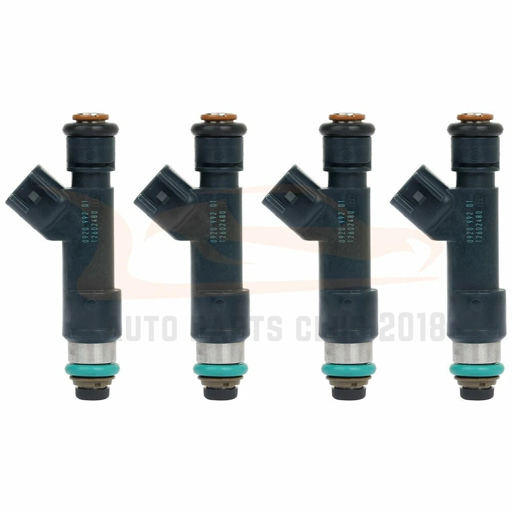 Set of 4 Fuel Injectors for Chevy Malibu 2008–2011, Cobalt HHR 2008–2010