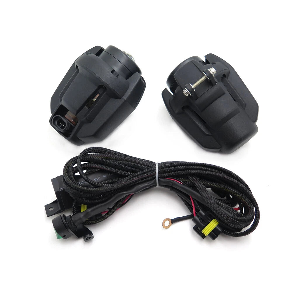 1 Pair Headlight Fog Light for BMW K1600 R1200GS ADV (2010–2023)