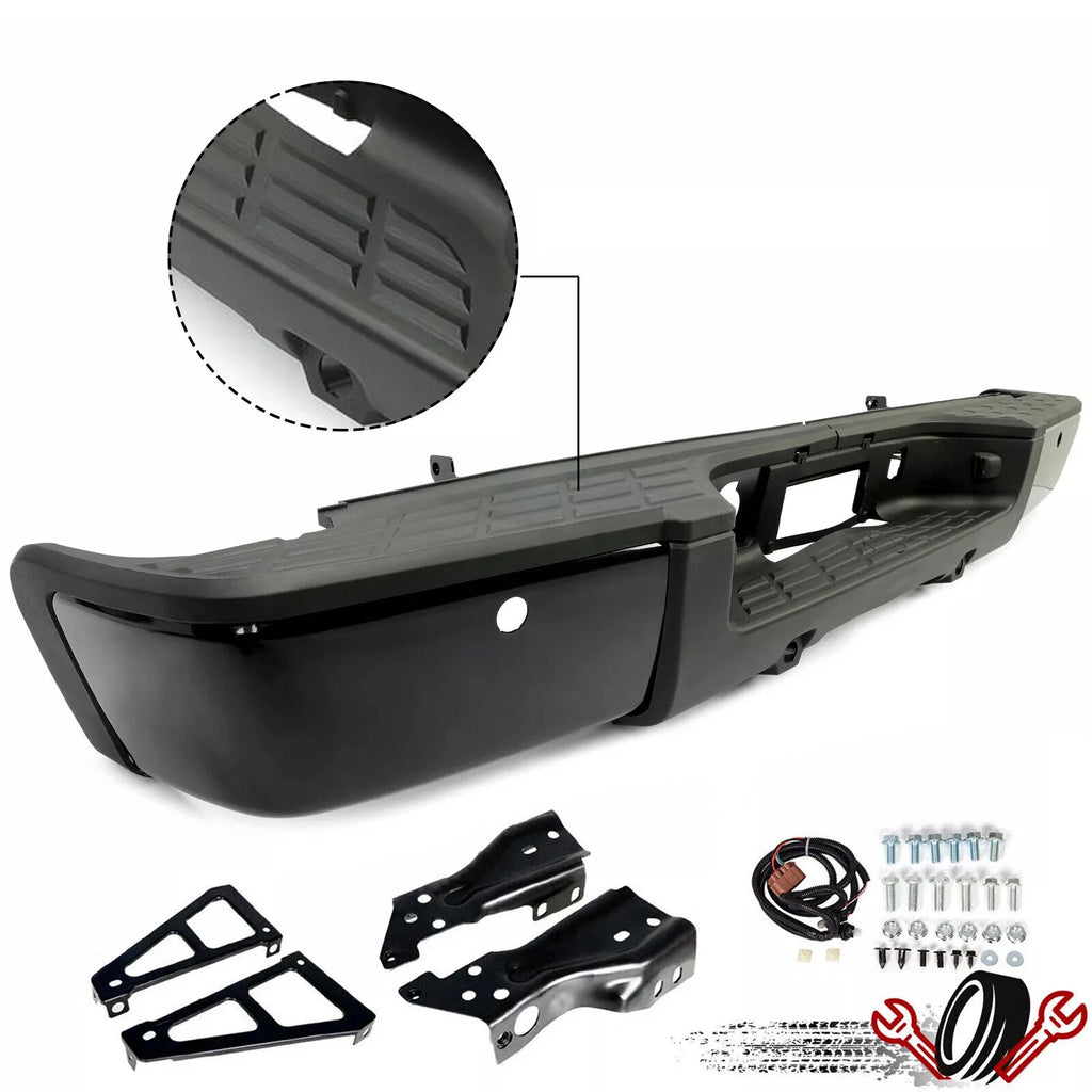 Bumper Assembly with Lights for Chevy Silverado GMC Sierra 1500 (2007–2013)