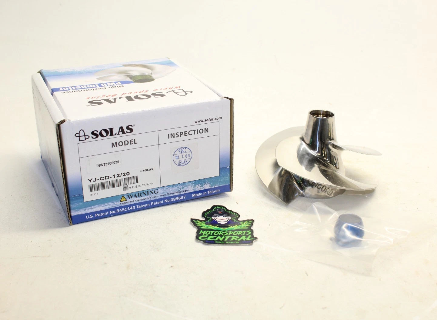 Solas 144mm Impeller for Yamaha Waverunner EX Sport Deluxe TR-1 TR1 (2012–2020)