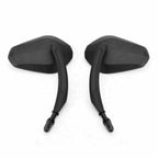 Black Classic Long Stem Motorcycle Mirrors for Cruiser Dyna (T9)